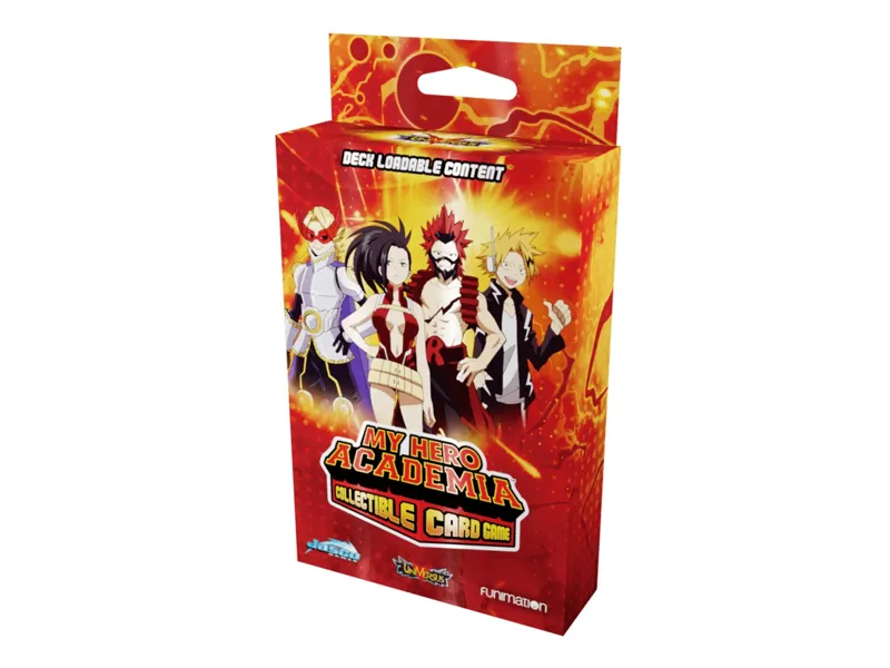 Juego de cartas my hero academia deck loadable content crimson rampage
