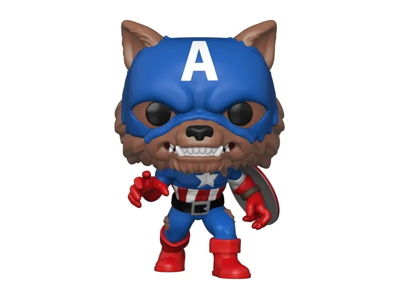 Funko pop marvel capitan america capwolf edicion limitada exclusiva 55506