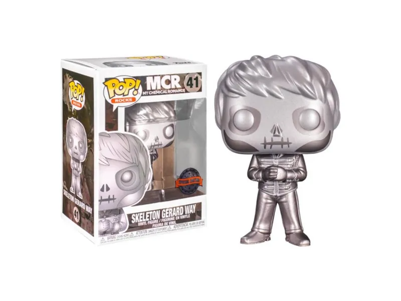 Funko pop estrellas del rock my chemical romance skeleton gerard way version platino edicion limitada exclusiva 56137