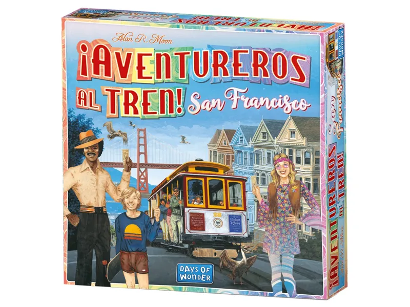 Juego de mesa aventureros al tren san francisco pegi 8