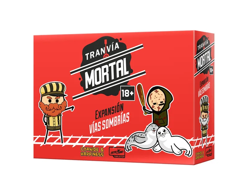 Juego de mesa tranvia mortal expansion vias sombrias pegi 18