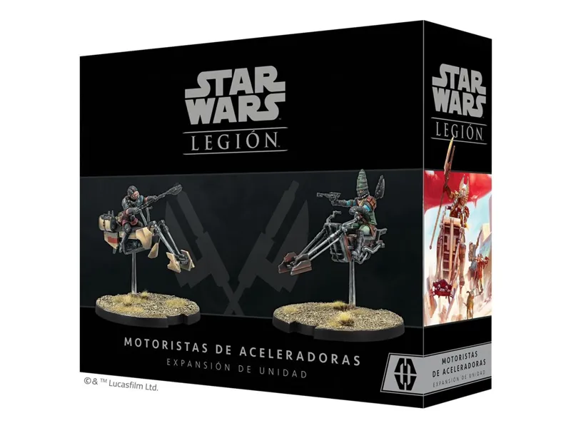 Juego de mesa star wars legion: motoristas de aceleradoras pegi 14