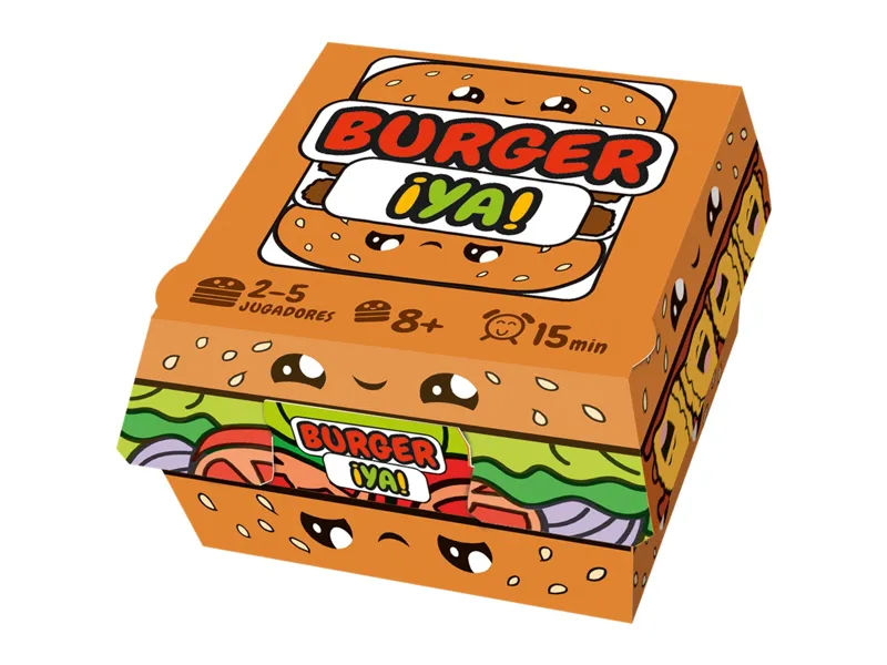 Juego de mesa burger ¡ya! pegi 8
