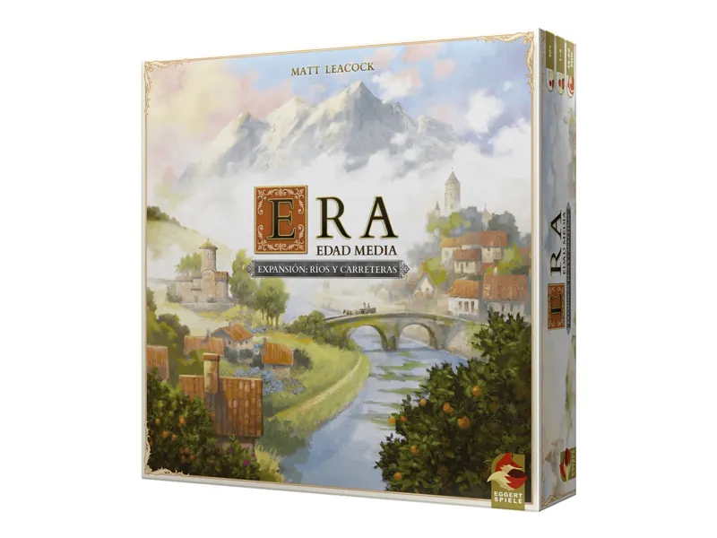 Juego de mesa era expansion rios y carreteras pegi 10