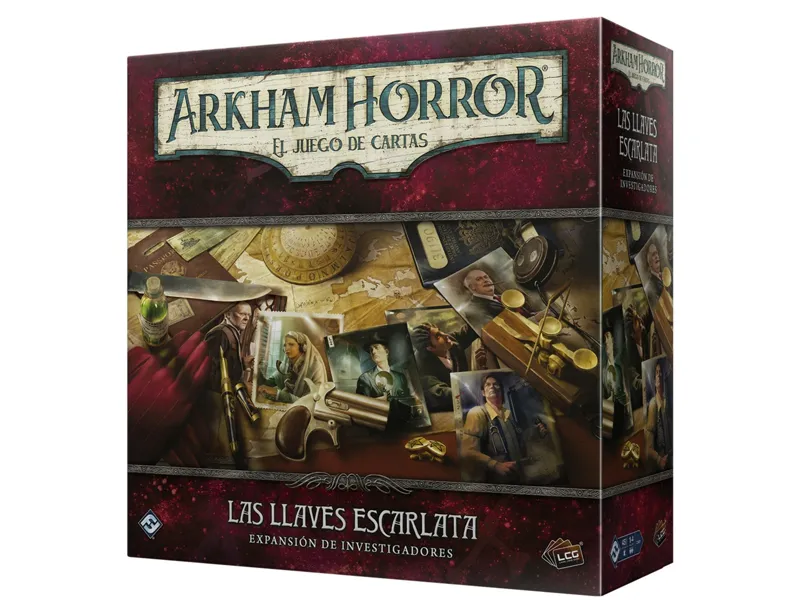 Juego de mesa arkham horror: las llaves escarlata exp investigadores pegi 14