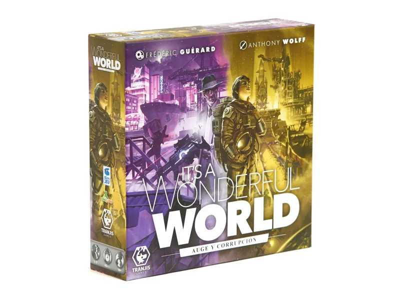 Expansion juego de mesa its a wonderful world -  auge y corrupcion