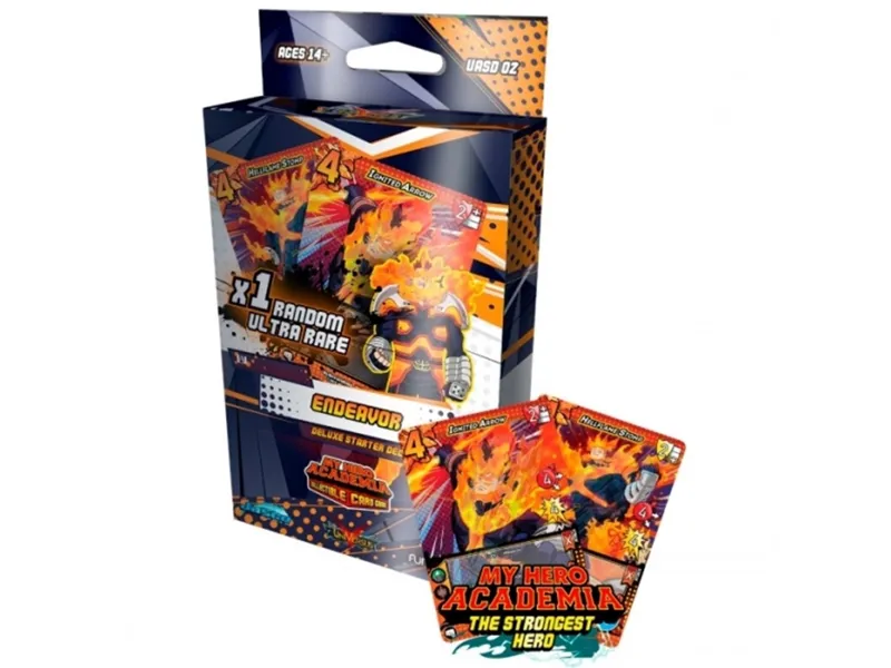Juego de cartas my hero academia starter deck series 3 endeavor deluxe
