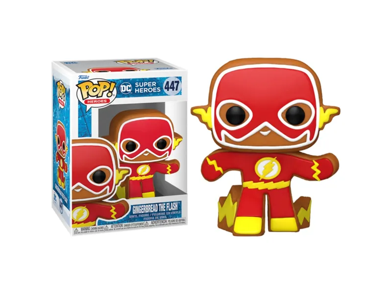 Funko pop dc comics navidad galleta jengibre the flash 64323