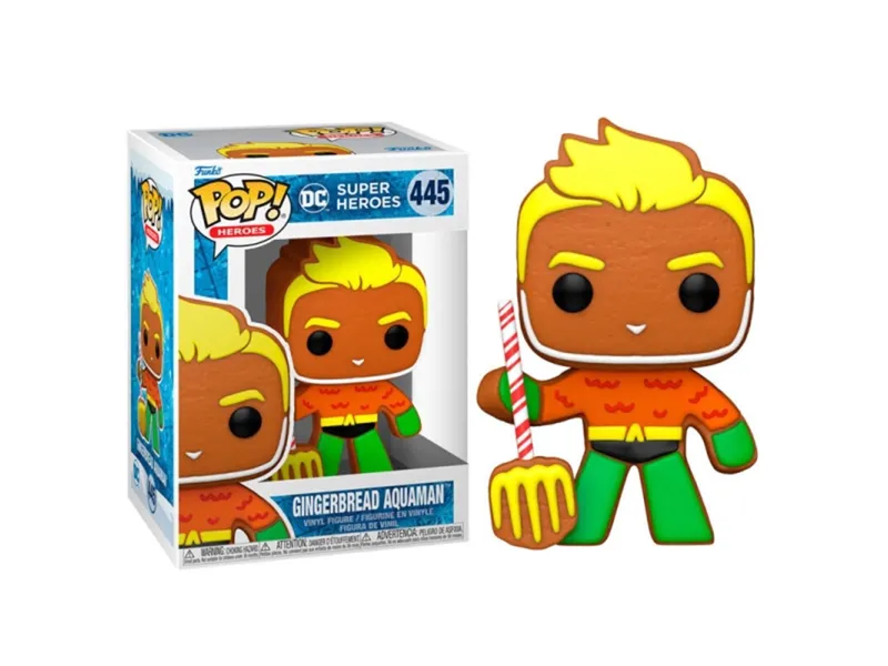 Funko pop dc comics super heroes gingerbread aquaman 64321