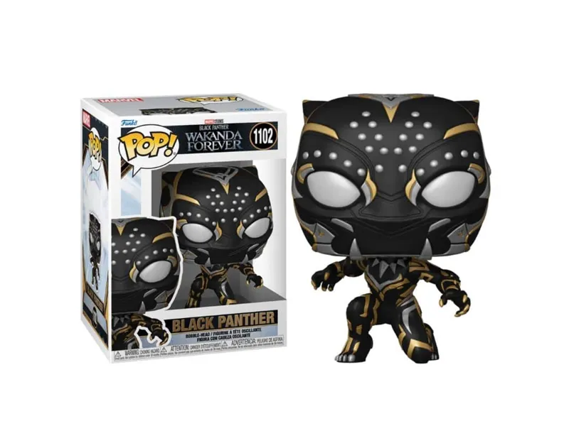 Funko pop marvel black panther wakanda forever black panther 66718