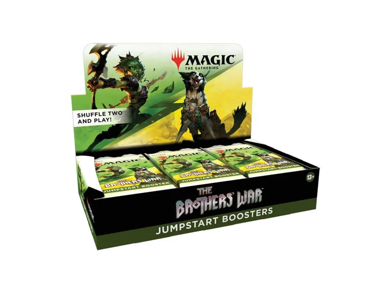 Caja de cartas wizards of the coast magic the gathering theme booster brothers war 18 unidades inglés