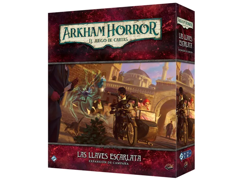 Juego de mesa arkham horror lcg las llaves escarlata expansion campaña pegi 14