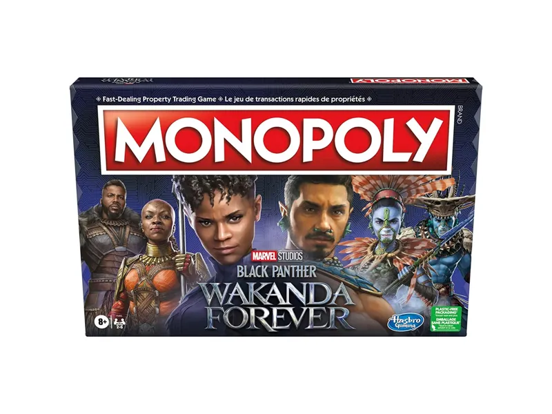 Juego de mesa monopoly black panther