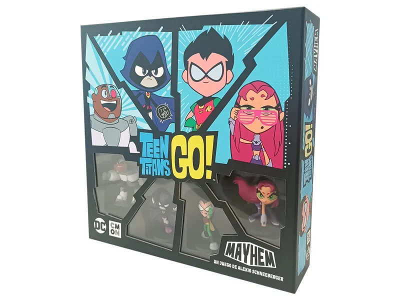 Juego de mesa teen titans go! mayhem pegi 10