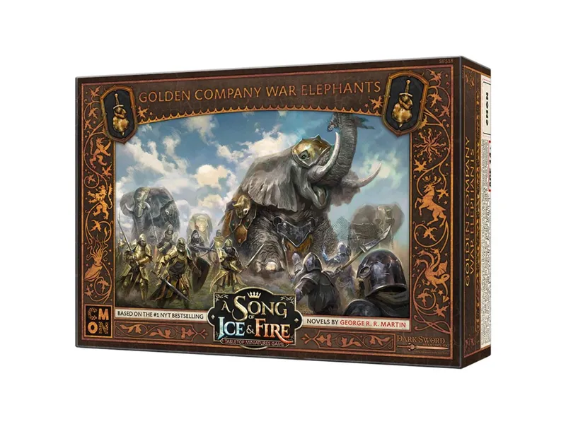 Juego de mesa cancion de hielo y fuego: elefantes de guerra de la compañia dorada pegi 14