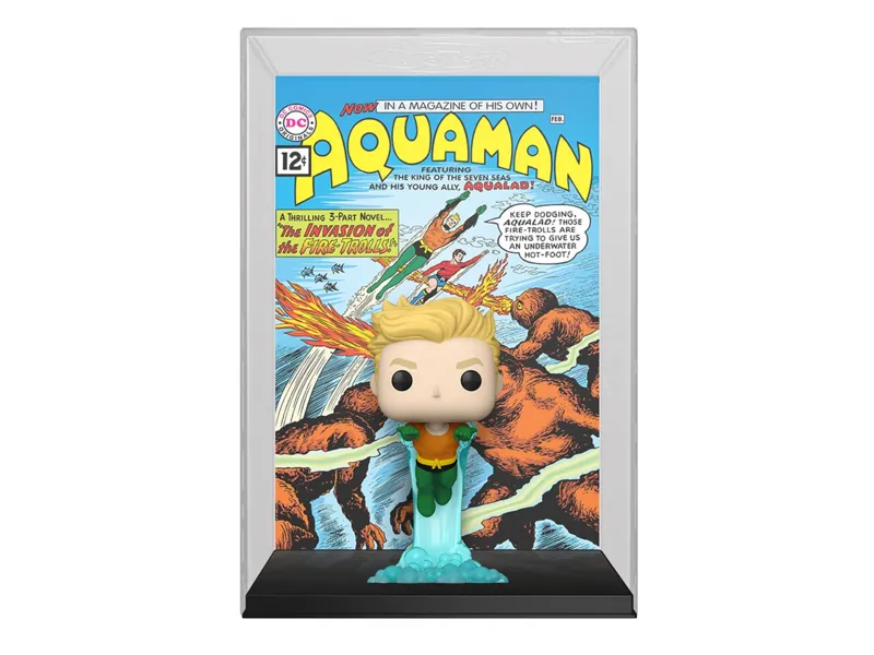 Funko pop comic cover dc comics aquaman 67404