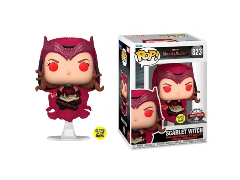 Funko pop marvel wandavision glows scarlet witch 62345