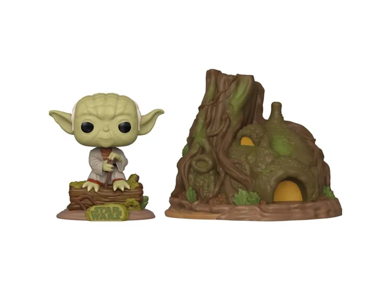 Funko pop deluxe star wars empire strikes back cabaña de yoda 40th aniversario 46765