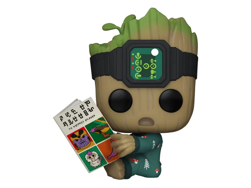 Funko pop marvel guardianes de la galaxia groot en pijama con libro 70651