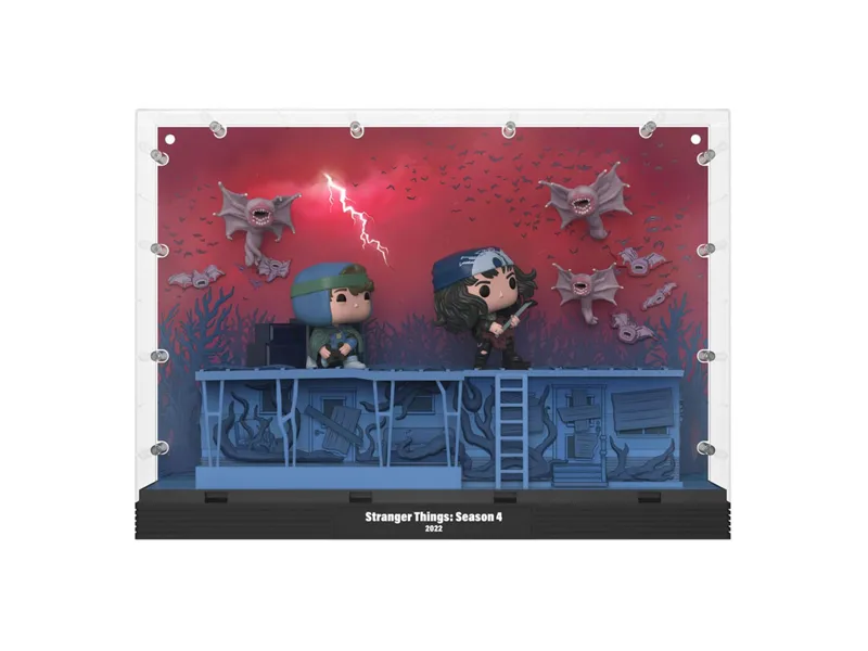 Funko pop moments deluxe pack 2 stranger things fase 3 eddie & dustin 70257