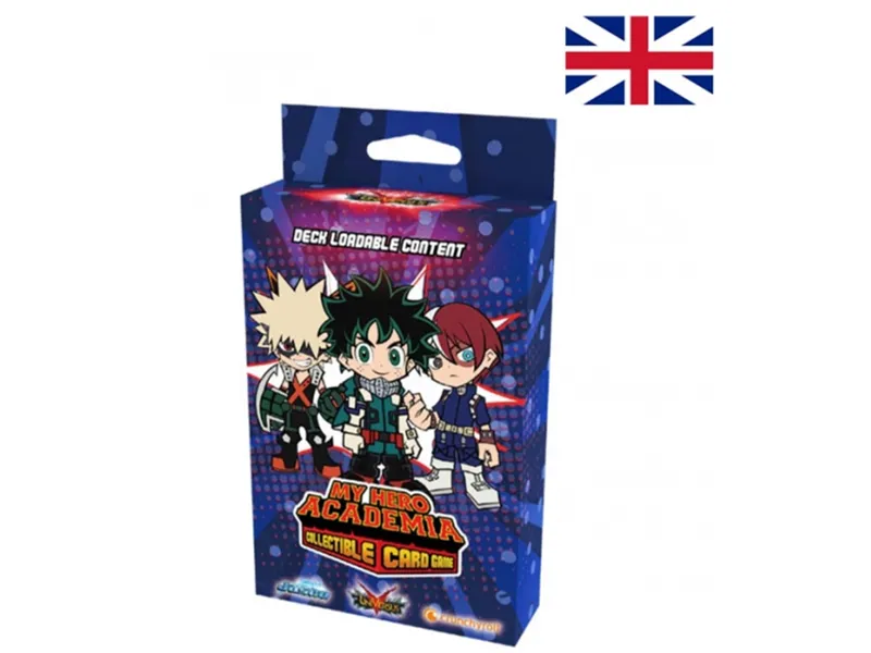 Juego de cartas my hero academia deck loadable content league of villans