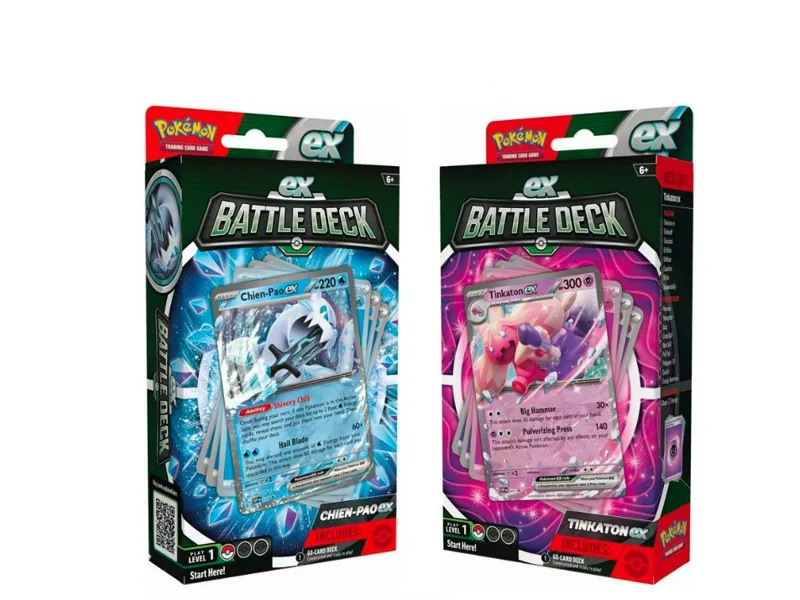 Juego de cartas pokemon tcg ex battle deck español 1 unidad aleatoria