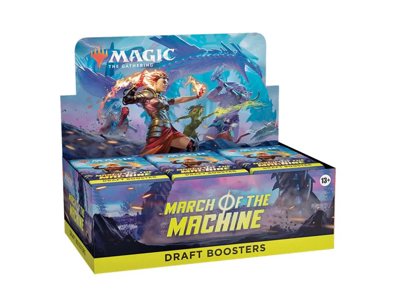 Caja de cartas wizards of the coast magic the gathering draft booster march of the machine 36 unidades inglés