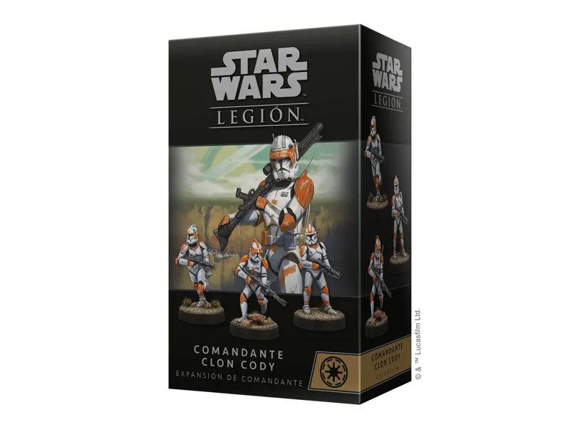 Juego de mesa star wars legion comandante clon cody edad recomendada 14 años