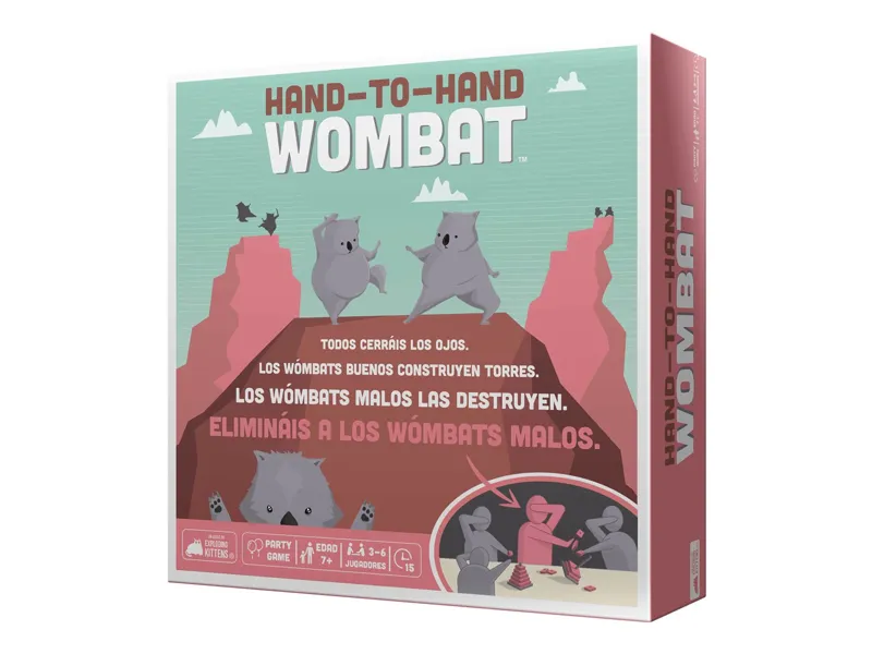 Juego de mesa hand to hand wombat edad recomendada 7 años