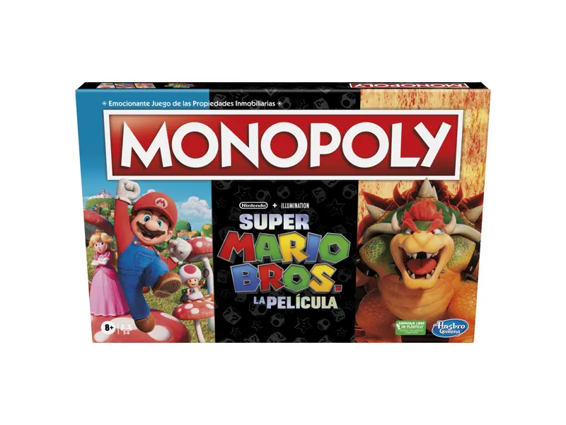 Juego de mesa monopoly the super mario bros la pelicula