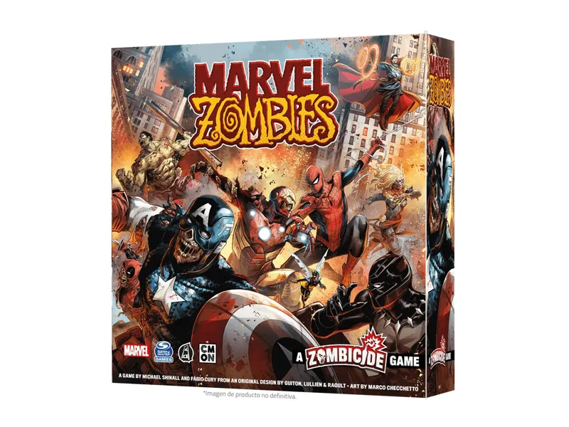 Juego de mesa marvel zombies edad recomendada 14 años