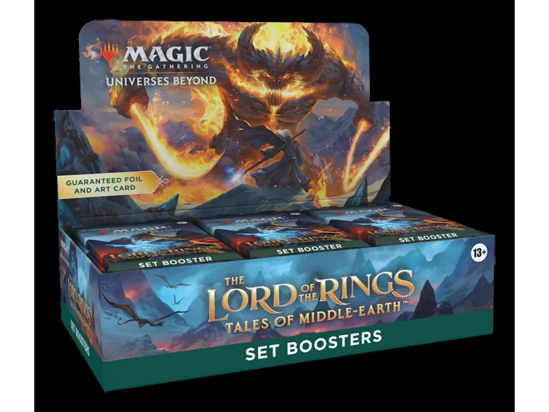 Caja de cartas magic the gathering set boosters the lord of the rings 30 unidades inglés