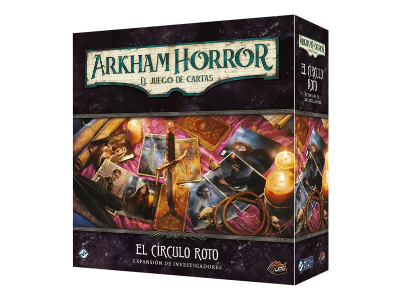 Juego de mesa arkham horror lcg el circulo roto expansion investigadores edad recomendada 14 años