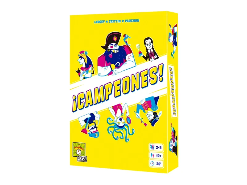 Juego de mesa ¡campeones! edad recomendada 10 años