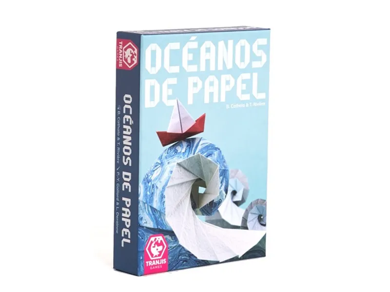Juego de mesa tranjis games oceanos de papel edad recomendada 8 años