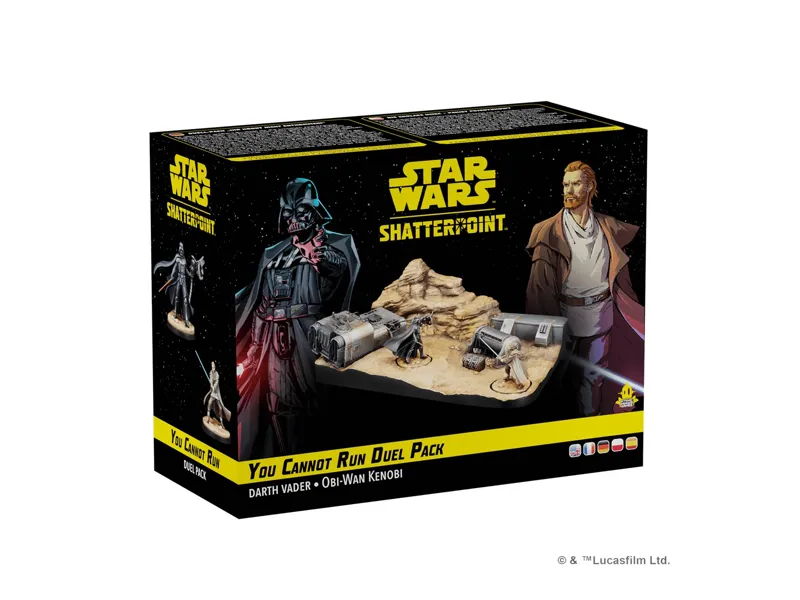 Juego de mesa star wars shatterpoint you cannot run duel pack