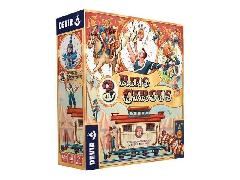 Juego de mesa devir 3 ring circus