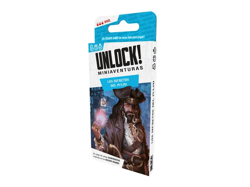 Juego de mesa unlock! miniaventuras los secretos del pulpo edad recomendada 10 años