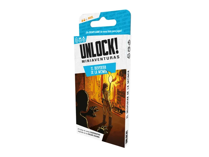 Juego de mesa unlock! miniaventuras el despertar de la momia edad recomendada 10 años