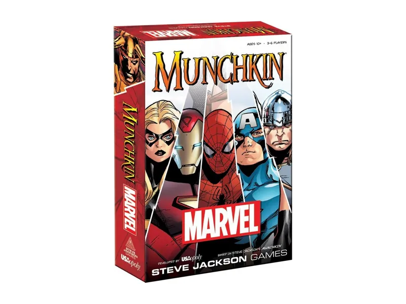 Juego de mesa munchkin marvel edition edad recomendada 10 años (ingles)