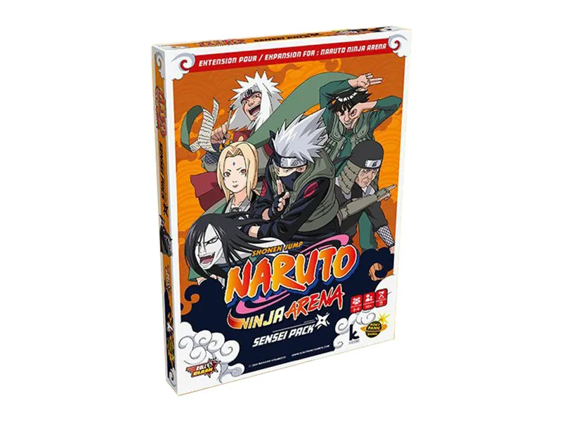 Juego de mesa naruto ninja arena sensei pack edad recomendada 10 años (ingles)