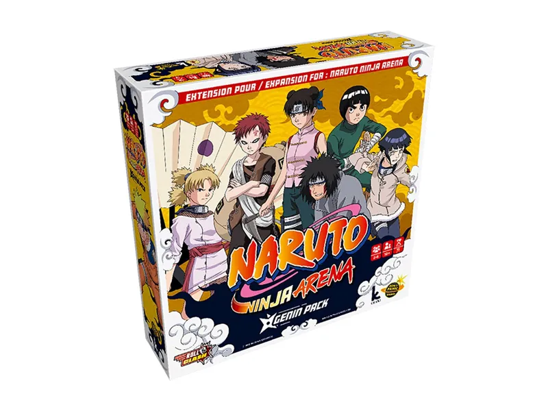 Juego de mesa naruto ninja arena genin pack edad recomendada 10 años (ingles)
