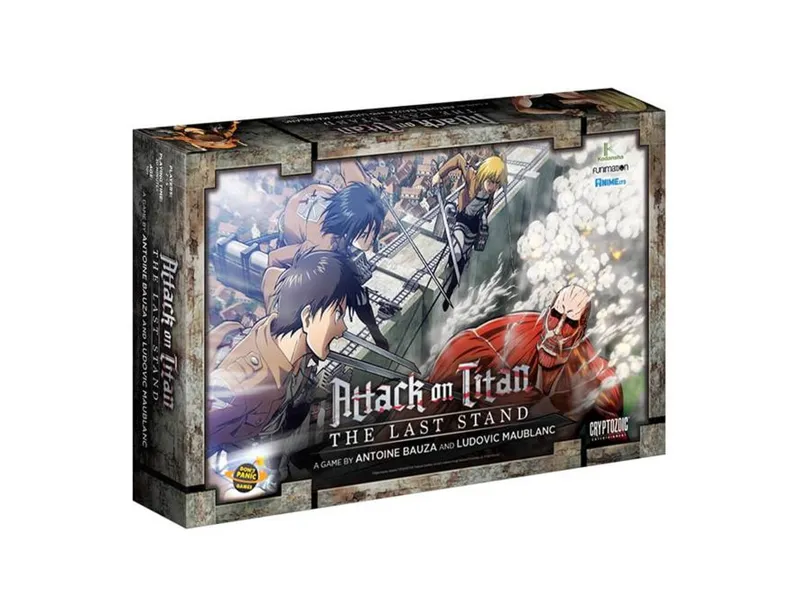 Juego de mesa attack on titan the last stand edad recomendada 14 años (ingles)