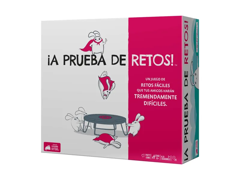 Juego de mesa ¡a prueba de retos! edad recomendada 7 años