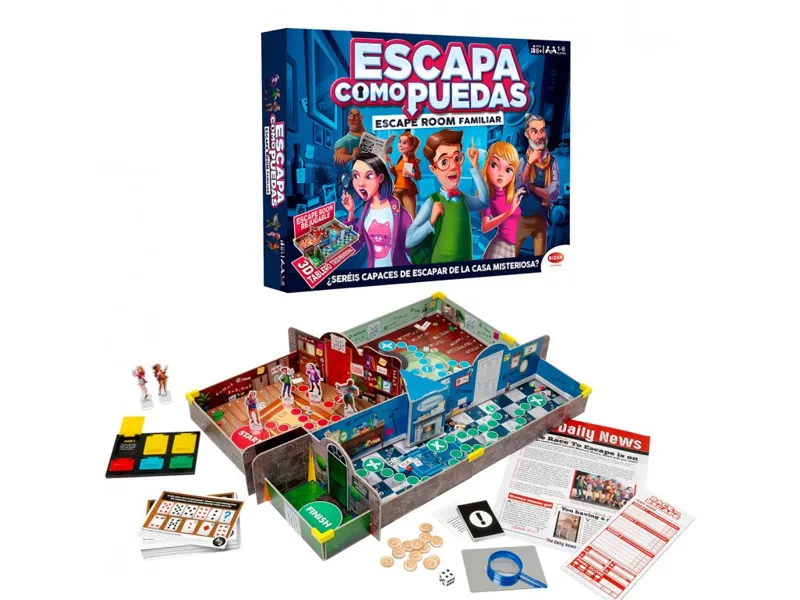 Juego de mesa bizak escapa como puedas