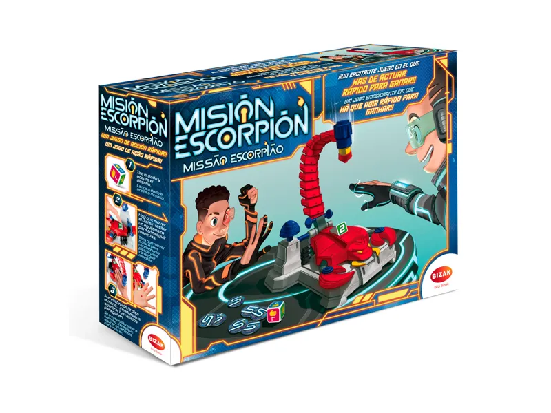 Juego de mesa bizak misión escorpión