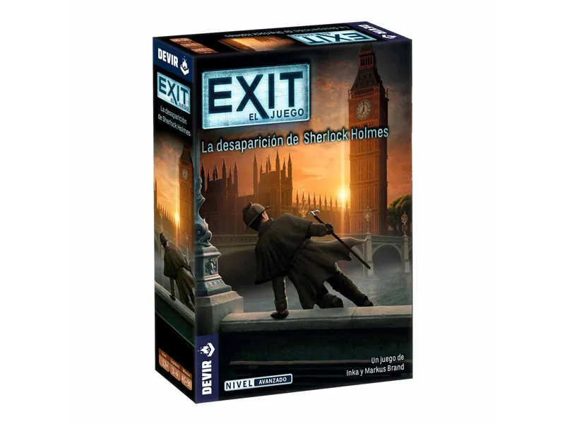 Juego de mesa devir exit la desaparición de sherlock holmes