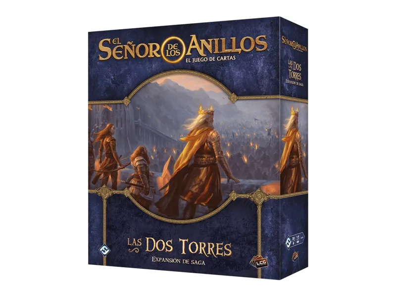 Juego de mesa juego de cartas el señor de los anillos las dos torres expansion de saga edad recomendada 14 años