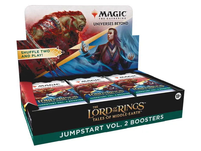 Caja de cartas  magic the gathering lord of the rings tales of middle - earth jumpstart vol. 2 inglés