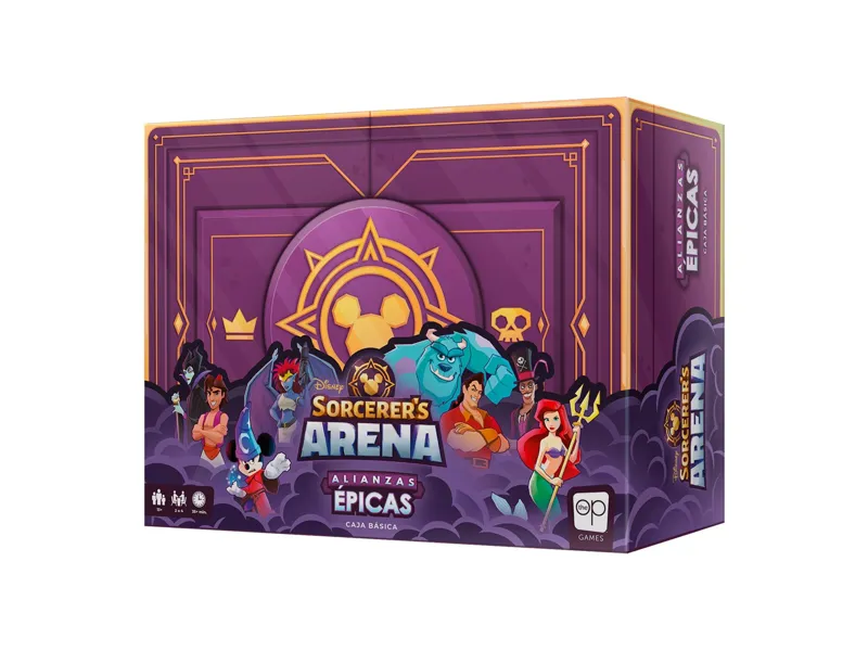 Juego de mesa disney sorcerer´s arena alianzas epicas edad recomendada 13 años